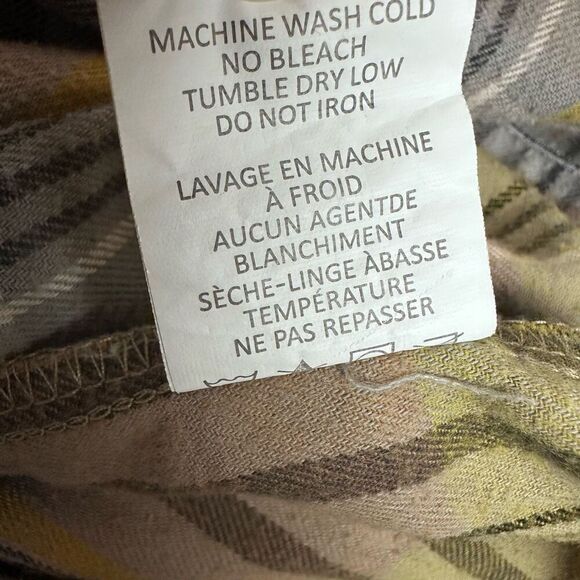 Troll Co. Clothing Flannel Shirt Men's Large Plaid Pearl Snap Pocket Shirt - Picture 9 of 11